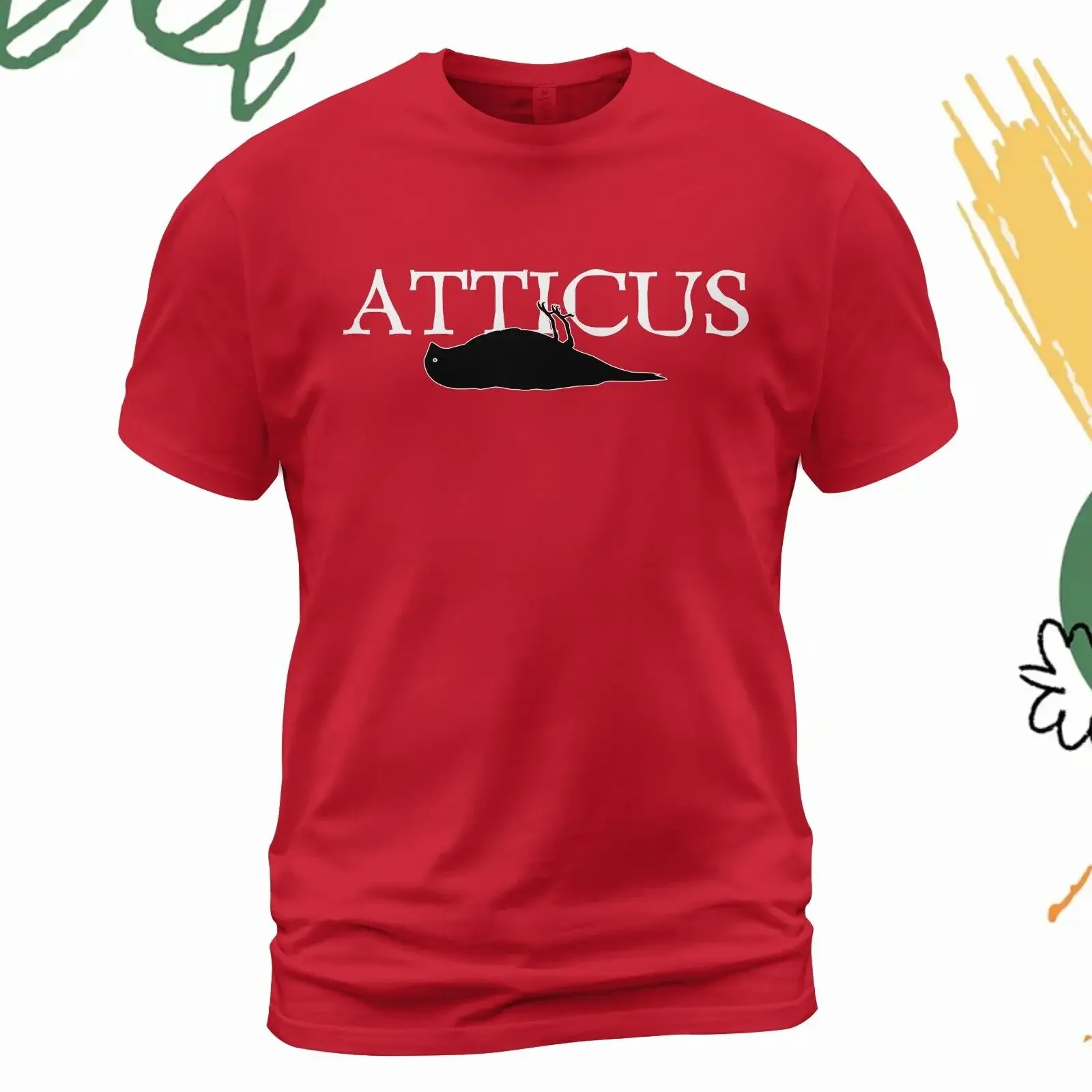 Atticus Logo T-Shirt Made in USA Size S to 5XL