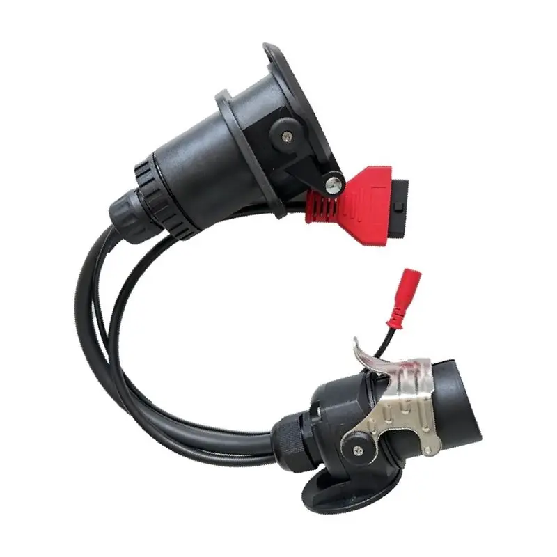 A02Q-OBD2 Diagnostic Cable For EBS ISO 7638 Trailer ABS For /Wabco Truck OBD Scanner Adapter