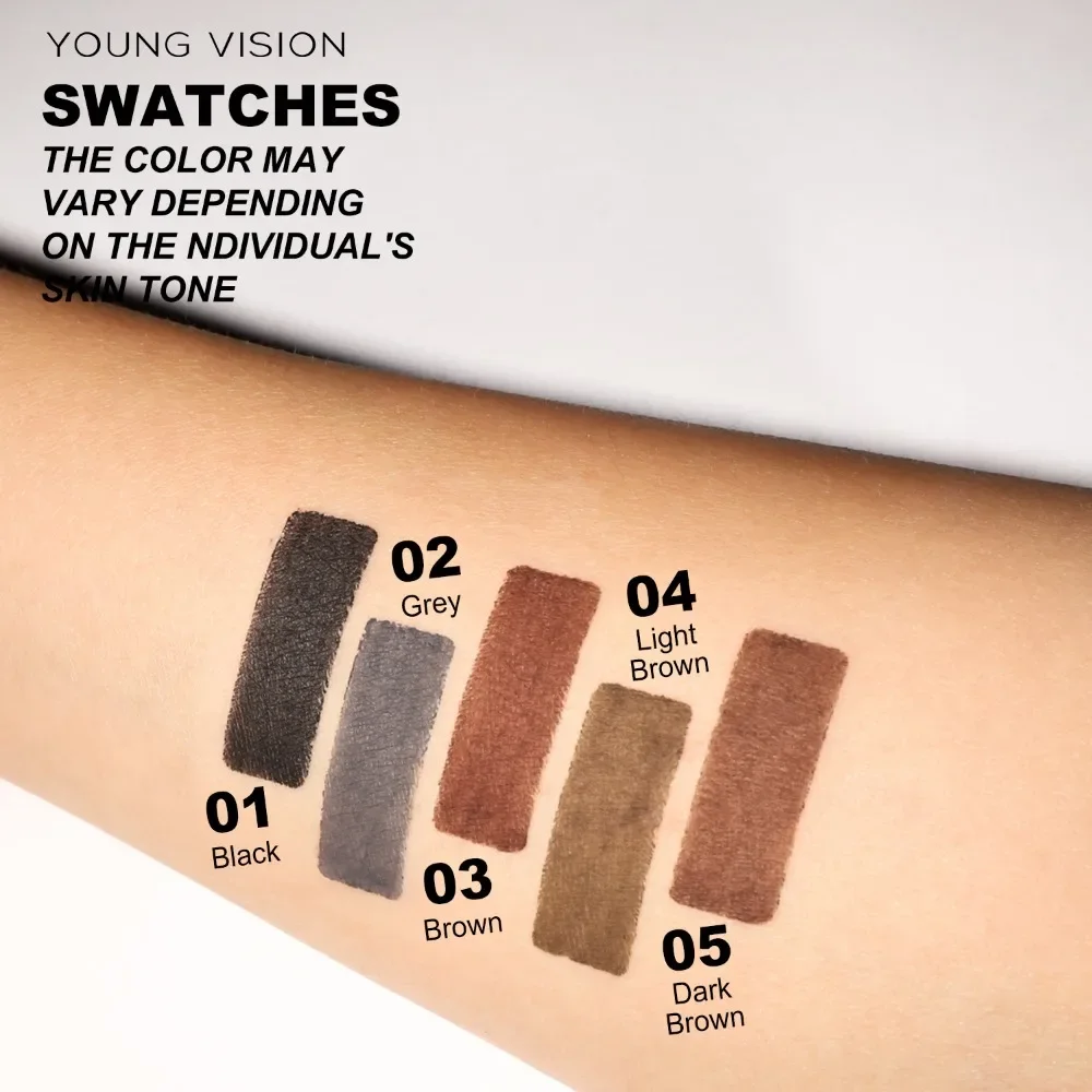 YOUNG VISION Eyeliner Soft and Ultra-fine Brush Not Easy To Take Off Makeup Waterproof and Sweatproof Quickdrying Cosmetics