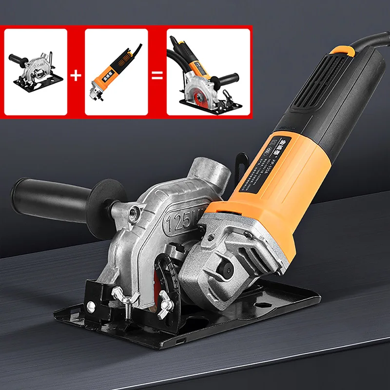 Imagem -02 - Suporte Rebarbadora para Lâminas de Serra com Diâmetro de 125 mm e 492 Pol Moedor Doméstico Multifuncional Ferramentas Hardware Acessórios e Ferramentas