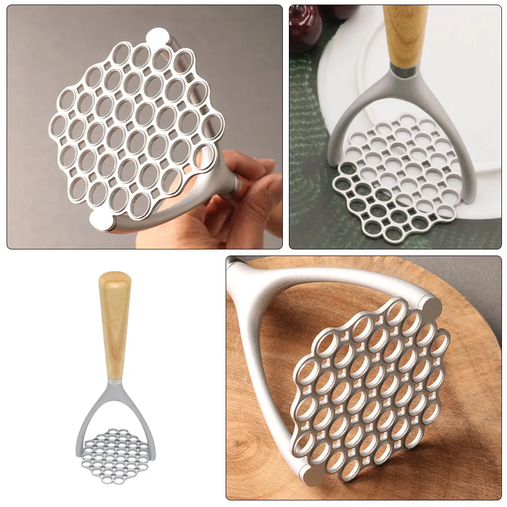 

Mud Press Masher Kitchen Tool Potato Squeezer Food Presser Aluminum Alloy Vegetable Mashers