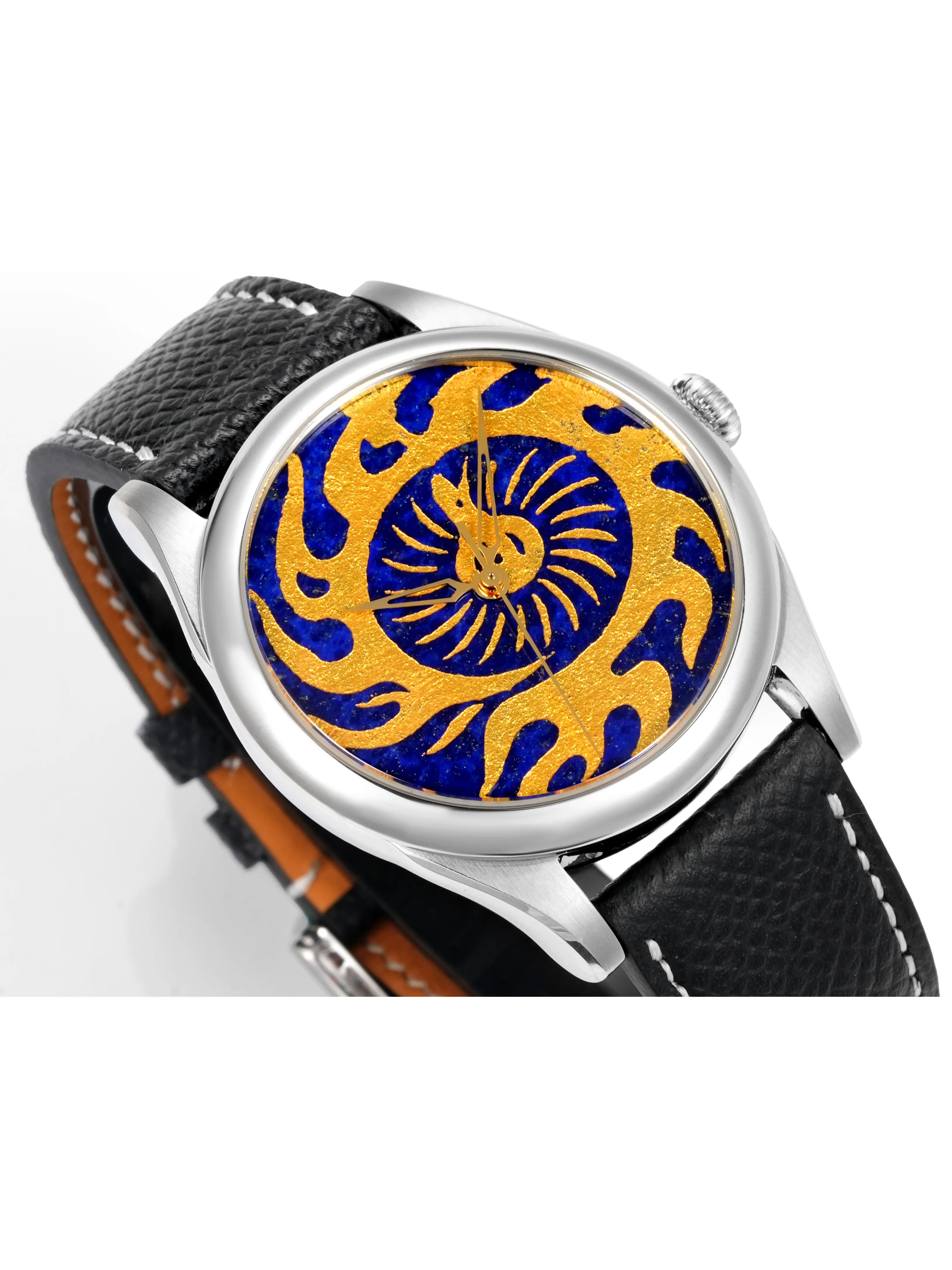 Huasuo, Ancient Egyptian Secret Pattern Series, Sun God Pull, Elegant Temperament High-end Men's Mechanical Watch, Watch