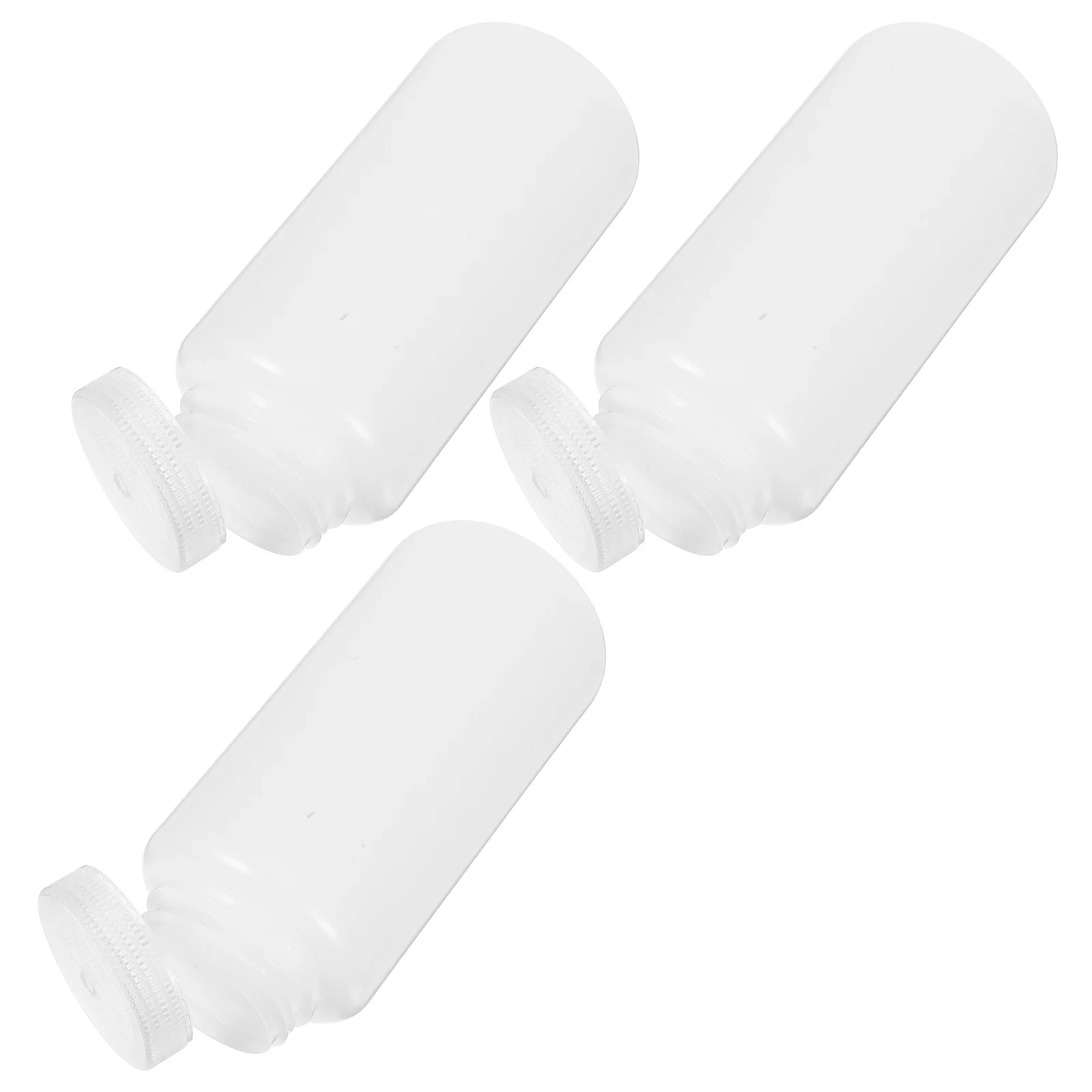 

3 Pcs Liquid Experimental Reagent Bottle Hdpe Laboratory Chemical Sample Bottles
