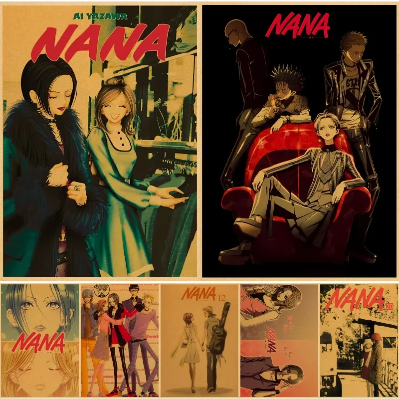 Япония аниме NANA постеры винтажный стиль комиксы живопись искусство домашний декор стены картина