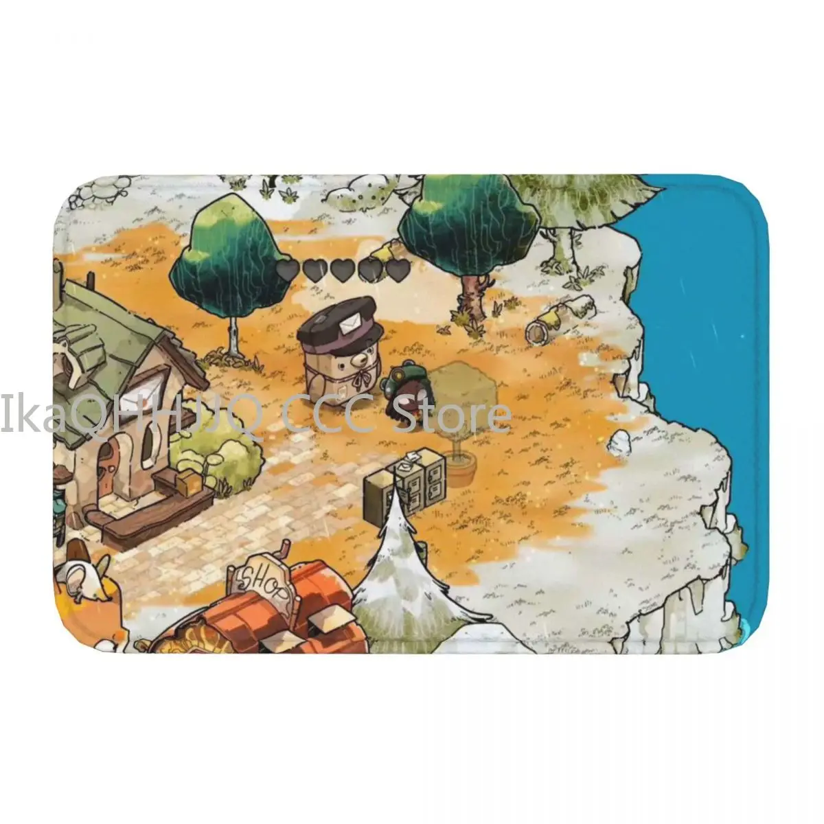 Cozy Grove Game Bedroom Mat Game Interface Doormat Kitchen Carpet Balcony Rug Home Decoration