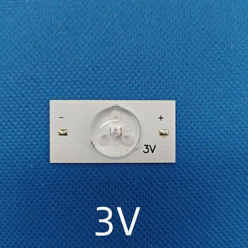 ลูกปัดโคมไฟ SMD 3V 6V พร้อมเลนส์ออปติคอลสำหรับการซ่อมแซมทีวี LED ขนาด32-75นิ้วพร้อมสายเคเบิ้ล2ม. อุปกรณ์เสริมแถบไฟแบ็คไลท์