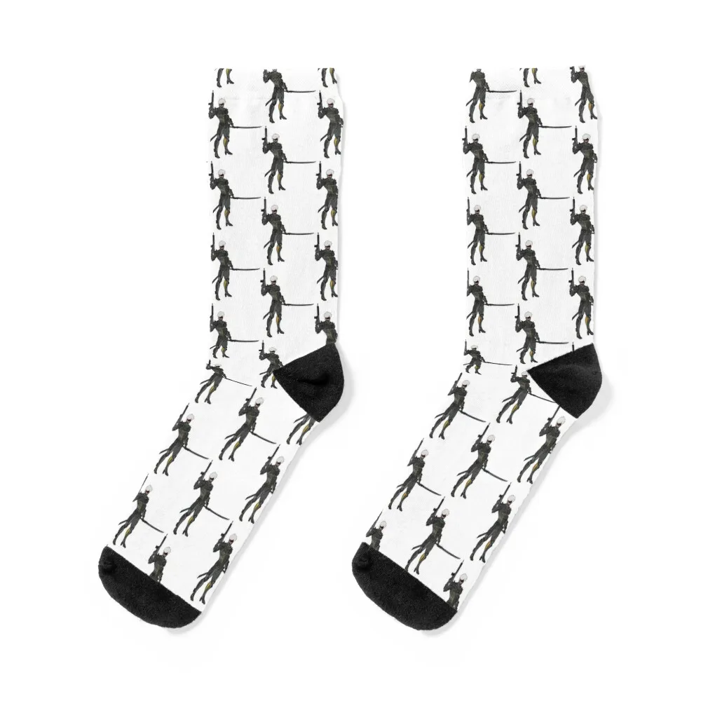

Metal Gear Rising Revengeance Raiden Socks basketball Climbing sheer new in's Designer Man Socks Women's