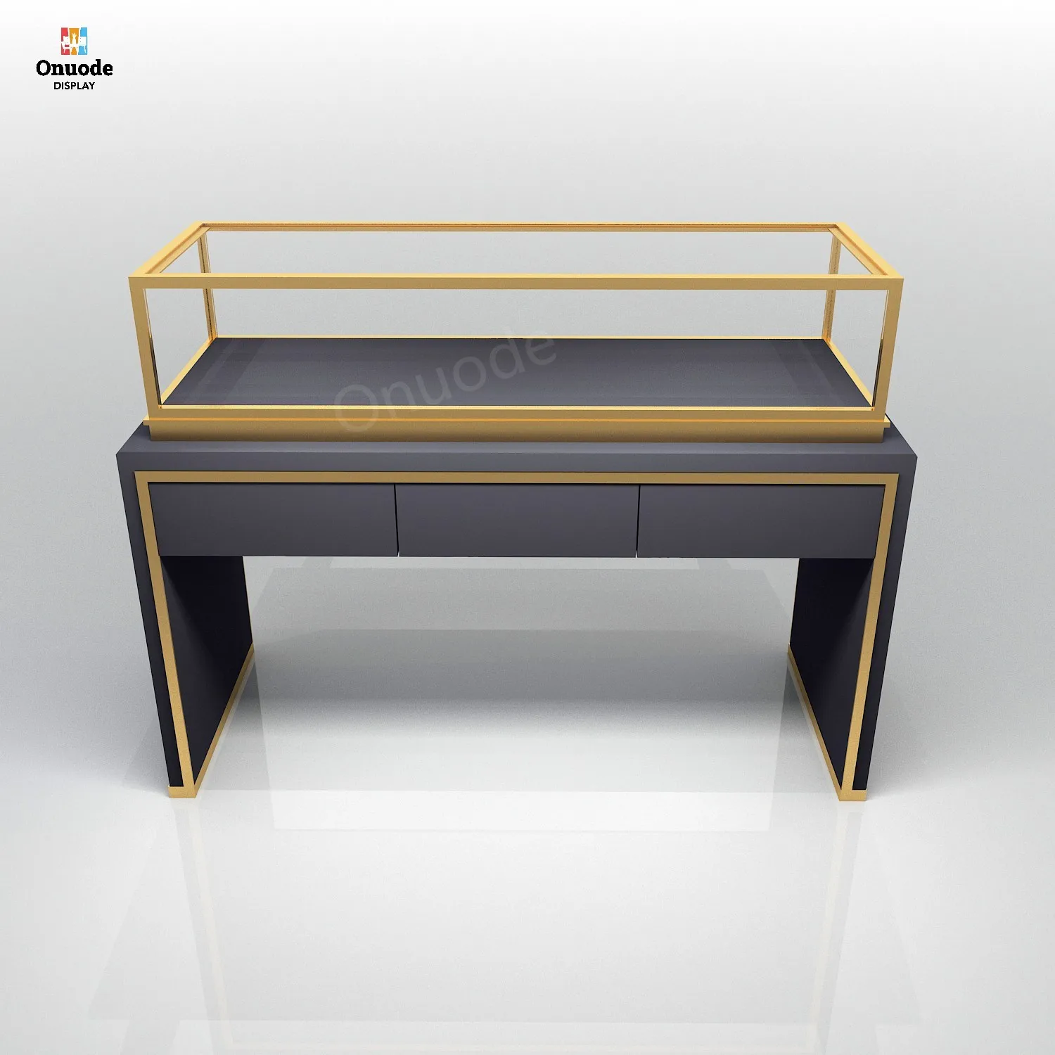 Custom.Custom Luxury Glass Jewelry Display Cabinet with LED Light for Jewelry Showcase and Retail/Shopping Malls