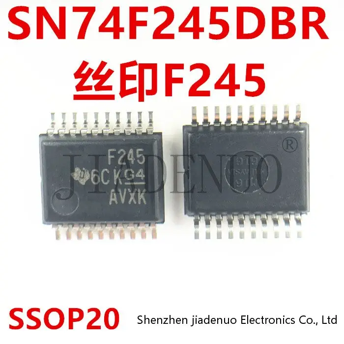 (5-10pcs)100% New SN74F245DBR SN74F245 silk screen F245 package SSOP20 chipset