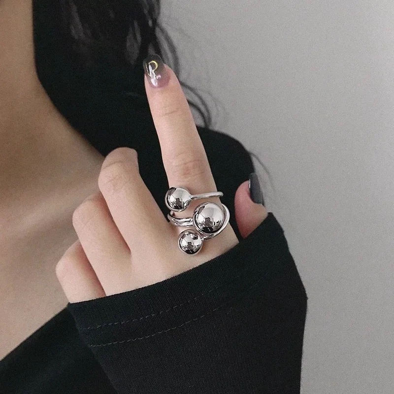 VENTFILLE 925 Sterling Silver Planet Wrap Ring For Women Gift Irregular Geometry Punk Jewelry Accessories Wholesale Dropshipping
