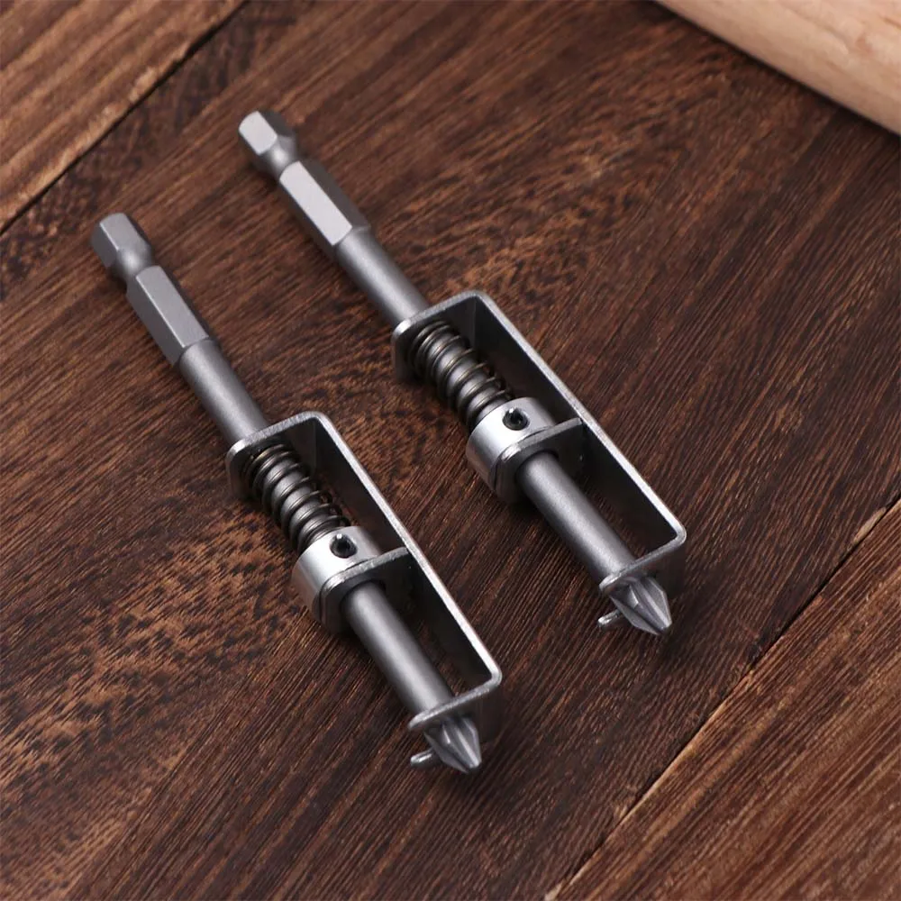 Wear Resist Screw Bit Holder Spring Positioning Universal Spring-Loaded Screw Holder Retaining Tool Anti-Drop Screwdriver Bit