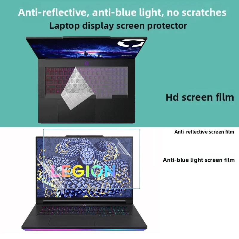 For 18inch Lenovo Legion 9 18IAX10 Gen 10 Notebook computer display high-definition screen eye protection film keyboard film