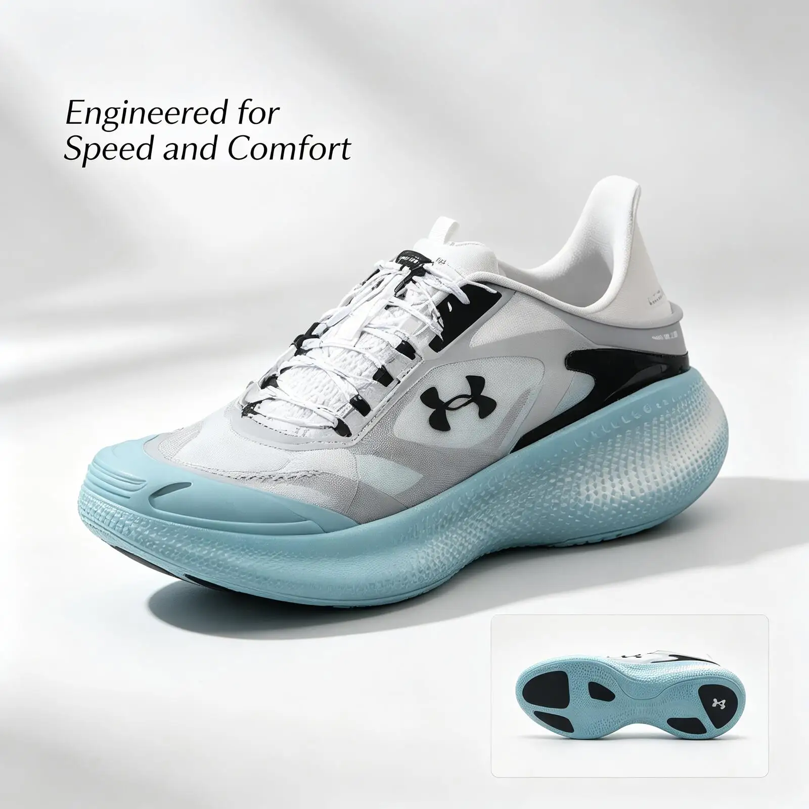 New Under Armour Men's And Women's Ua Echo Sports Breathable Lightweight Wear-Resistant Low-Top Outdoor Casual Shoes 6006061-425