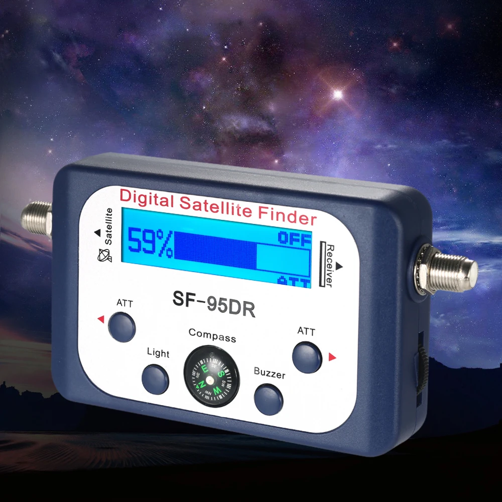 

Digital Satellite Finder Satellite Signal Meter Mini Digital Satellite Signal Finder Meter with LCD Display Digital Satfinder