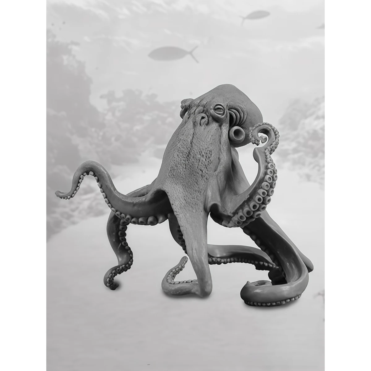 

1/35 Resin Unpainted Model Kit, Octopus - Unassembled and Unpainted GK, 1982T