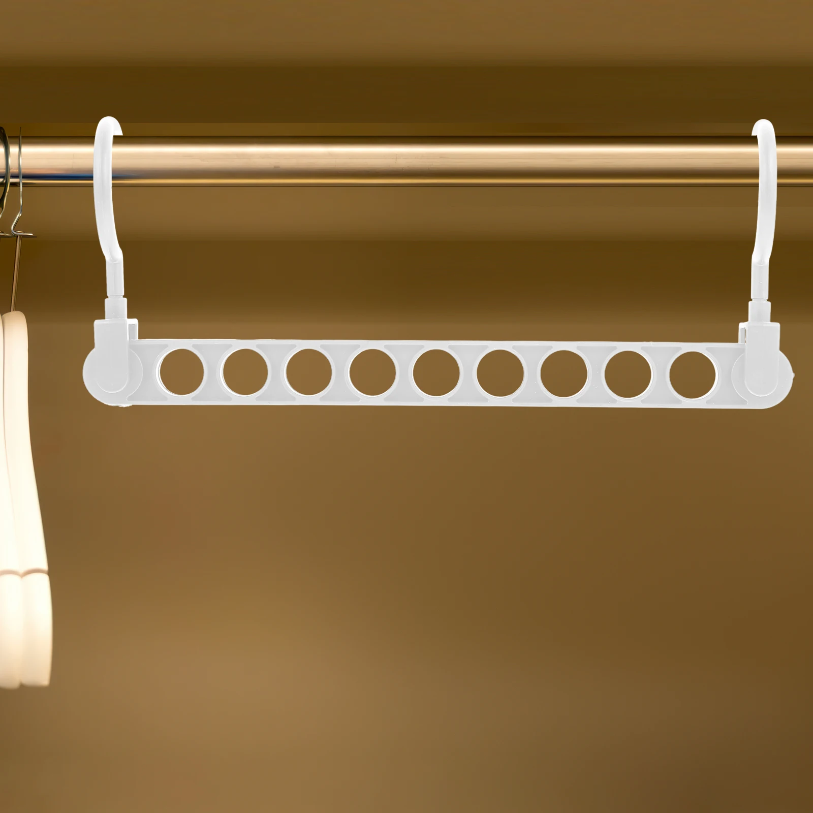 

4pcs Foldable Thickened Space Saving Closet Space Savings ganizer Clothes ganizer Wardrobe Closet Rack White