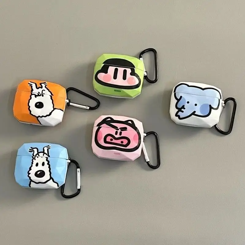 

Новые аватары мультяшных животных, совместимые с AirPods Pro2, защитные наушники для AirPods 2, наушники для AirPods 3, противоударные AirPods 1, модные
