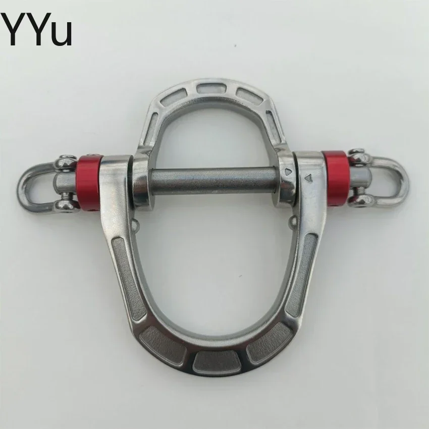 Five-point seat belt double D ring load-bearing ring 23KN