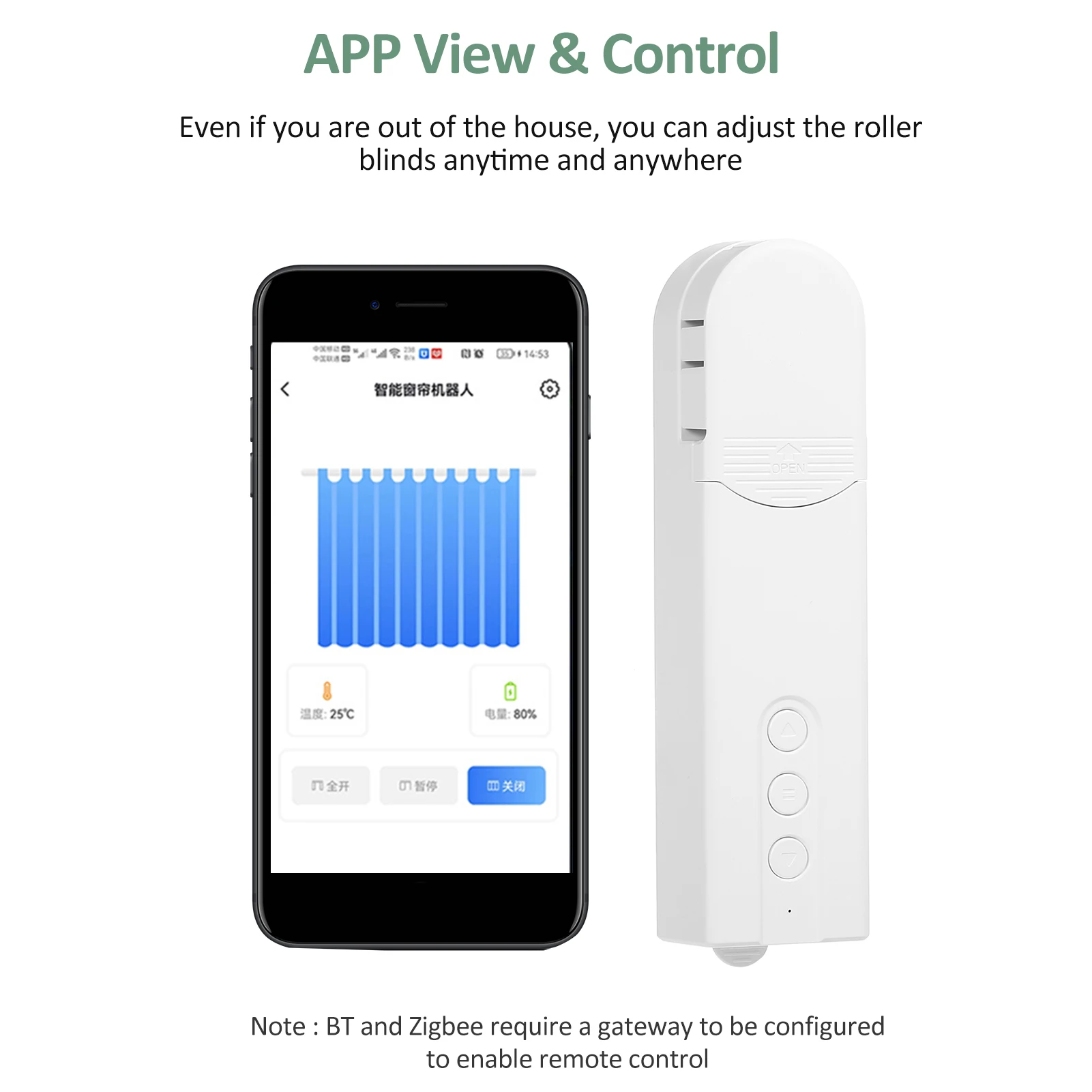 الستائر المحرك الستائر الآلية محرك زيجبي التحكم الذكية سلسلة الأسطوانة App التحكم الظل الموقت الجدول الزمني مع جهاز التحكم عن بعد