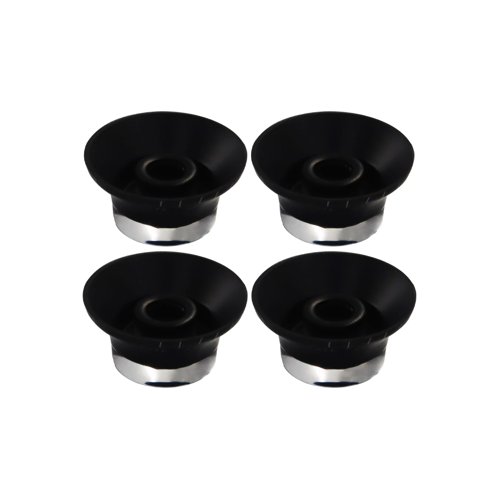 PHRILAM 4pcs LP Guitar Knobs Top Hat Style Speed Control Knobs, 18 Splines, Compatible with LP Style Electric Guitar
