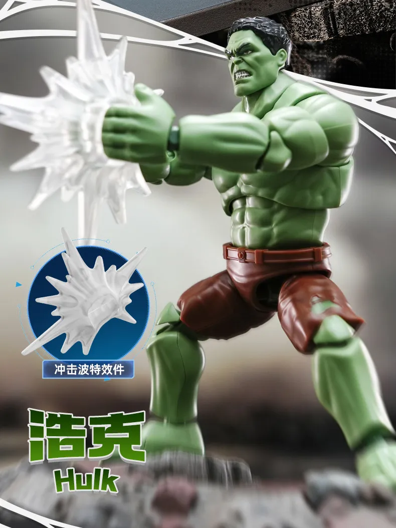 BLOKEES Spider-Man Venom Scarlet Spider Green Goblin Miles Morales Gwen Doctor Octopus Mysterio Scorpion Actionfigur Spielzeug Geschenk – Detail 26