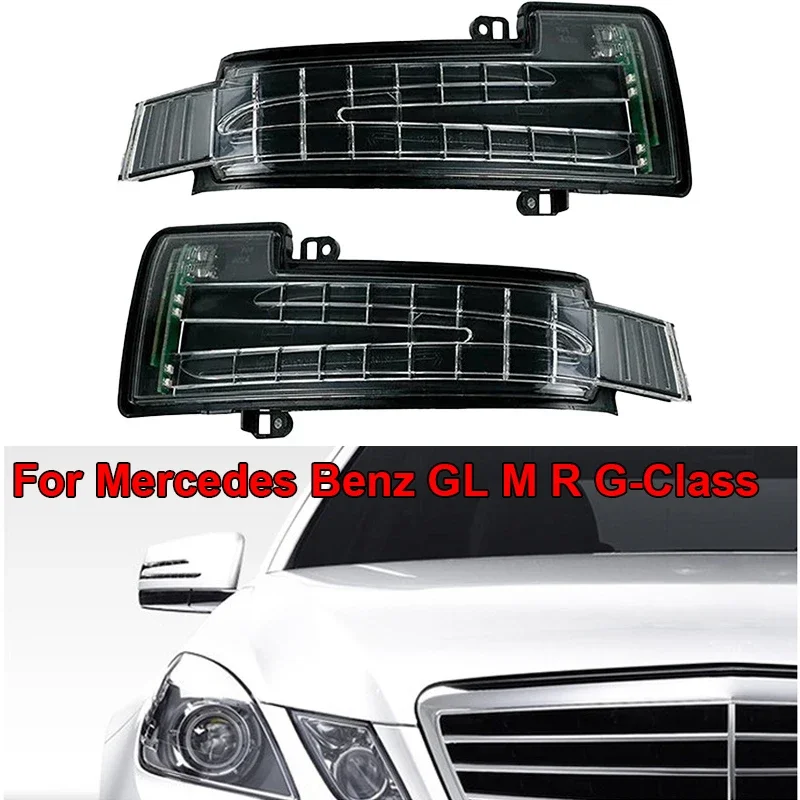 For Mercedes Benz GL M R G-Class W463 X164 X166 W166 W251 V251 Car Accessories Rear View Mirror LED Turn Signal Light