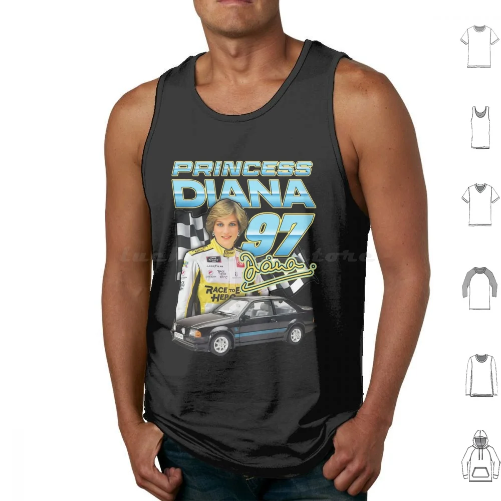 Princess Diana 97 Tank Tops Print Cotton Princess Diana 97