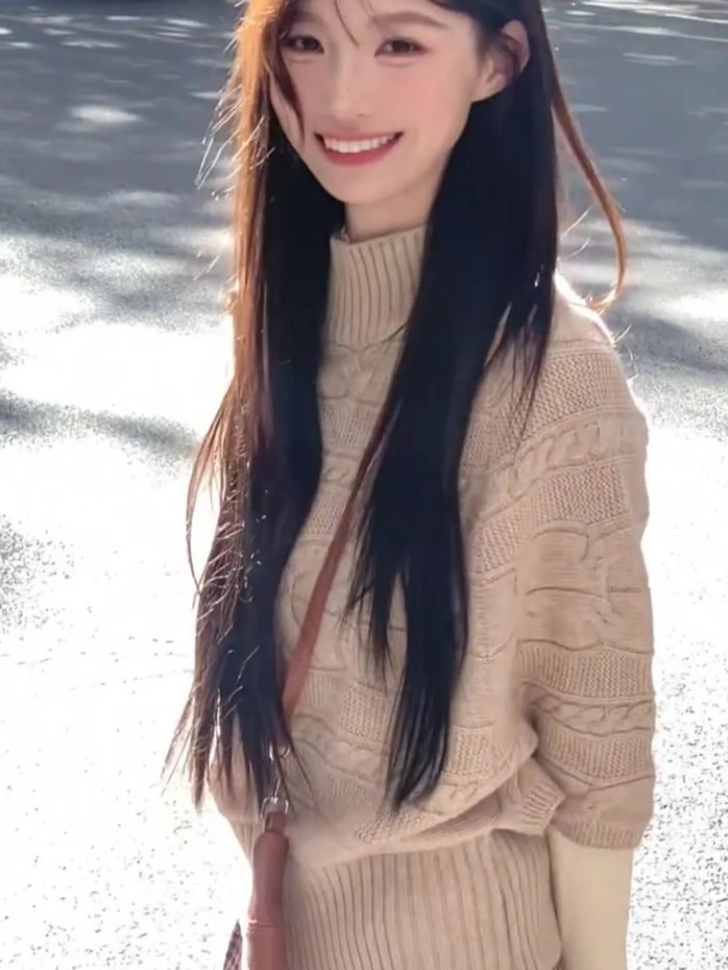 

Early Rich Girl Sle Women's Knitted Sweater And A-Line Skirt Two-Piece Set Autumn Faion Commute Look Korean Lazy Age...