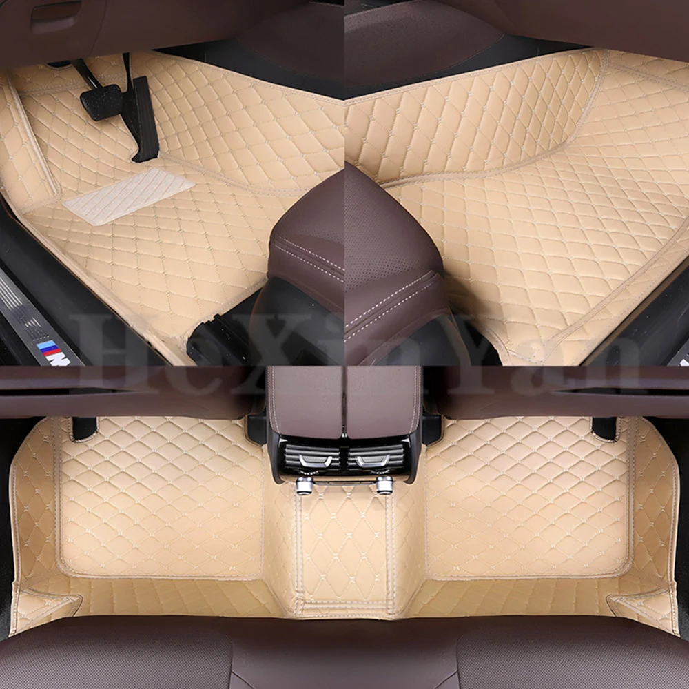 Custom Car Floor Mats for Porsche Macan 2014 2015 2016 2017 2018 2019 2020 All model auto Rug Carpet Footbridge accessories