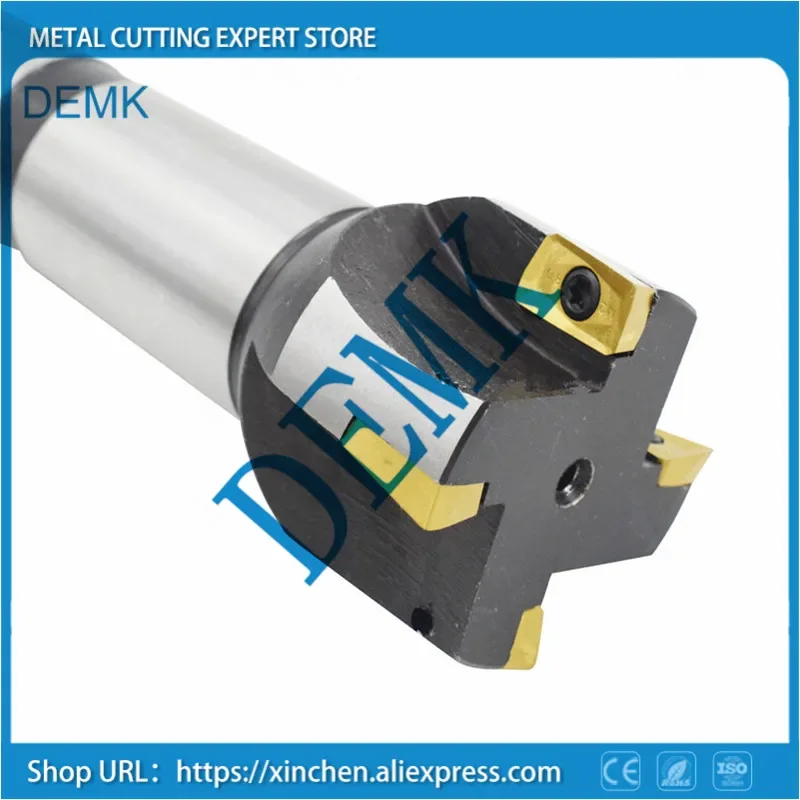 Imagem -02 - Fresadora Mecânica Fresadora de Extremidade Indexável Mtb4 Mt4 Bap400r 400r 25 mm 30 mm 32 mm 36 mm 40 mm 45 mm Apmt1604