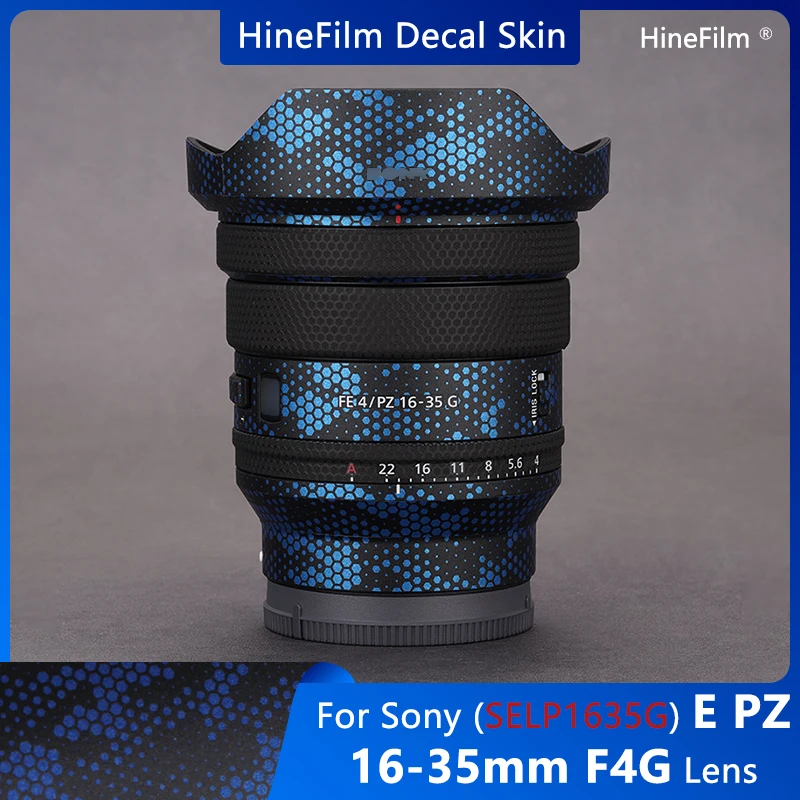 Hinefilm Skin for Sony FE16-35 F4 G Lens Decal Skins 16-35F4G Wrap Cover for Sony FE PZ 16-35mm F4 G Lens Sticker 1635 16-35 F4