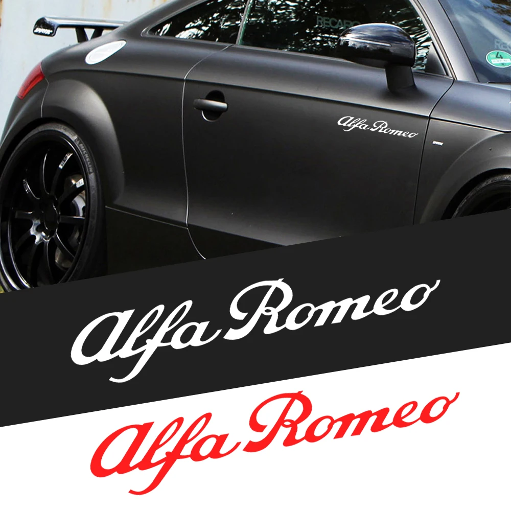 Auto Window Wiper Sport Decal Automobiles Waterproof DIY Decoration Styling For Alfa Romeo Giulietta Giulia GT 159 147 156 Mito