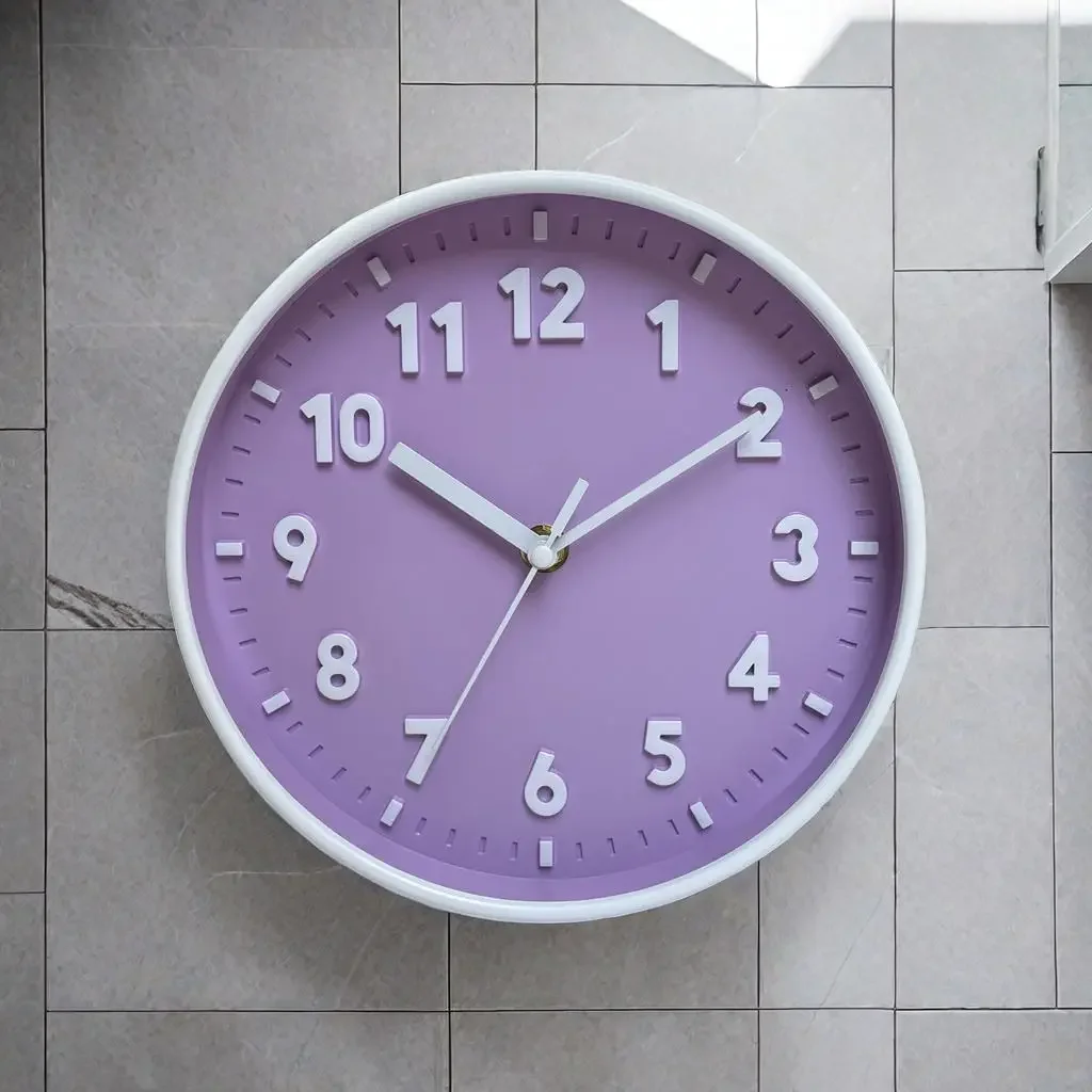 8 Inch Simple Fashion Modern Wall Clock Suitable For Bedroom, Children'S Study, Gift Decorative Clock