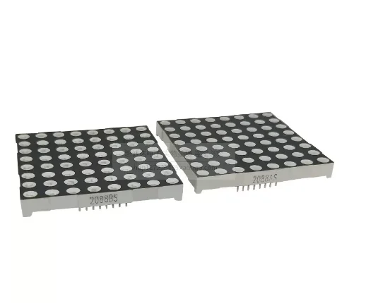 10PCS 8x8 5mm Dot Matrix 8*8 16Pin Digital Tube Red Common Anode LED Display DIY Electronic Module 2088BS 2088AS For Arduino