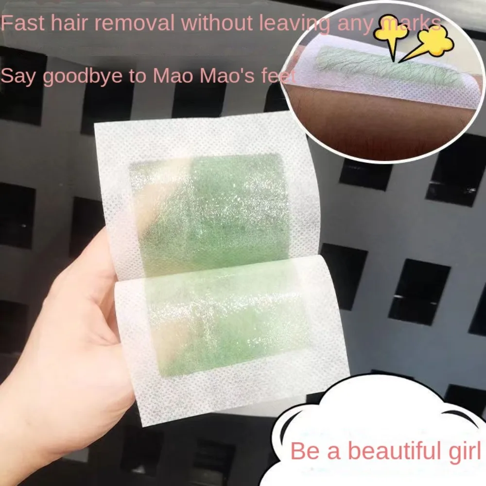 Double Sided Hair Removal Wax Strips Leg Body Skin Care for Leg Body Face Hair Removal Wax Paper Useful
