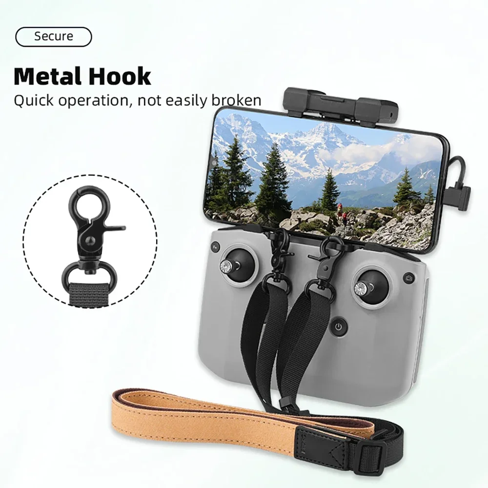 BRDRC Remote Controller Lanyard NeckStrap For DJI NEO/Mini 3 Pro/Mini 2/4K/Air 3/3S/Mavic 3 for RC N1 N2 N3 Drone Accessories