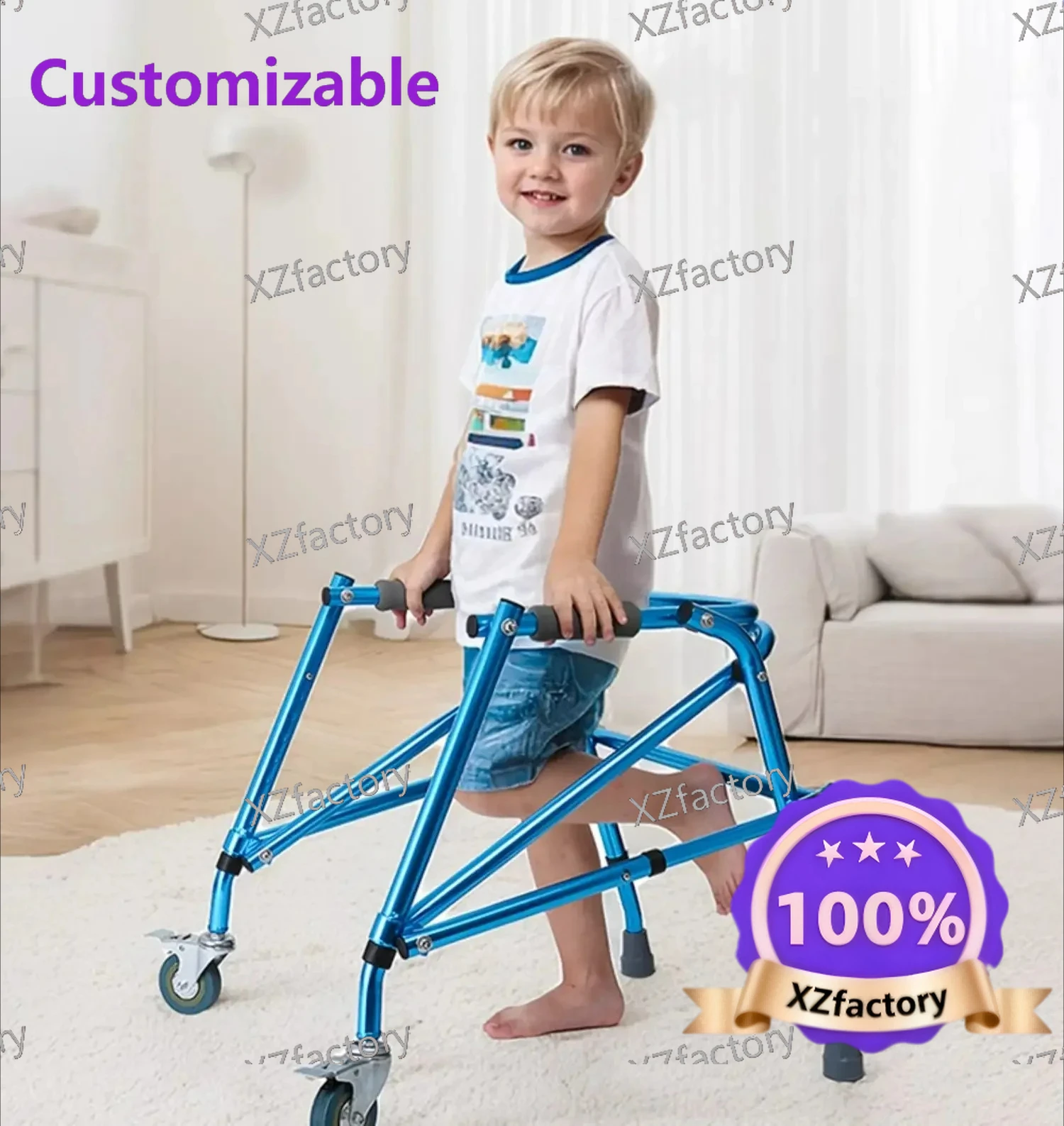 Walker for children, Rehabilitation Handrails with wheels