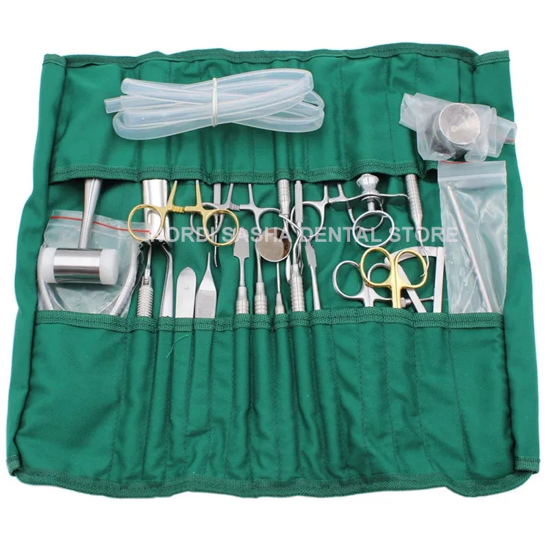 Hot Sale Dental Implant Tools Basic Instrument Set Dental Implant Surgery Kit Dentist Surgical Tool 26 Pcs/set