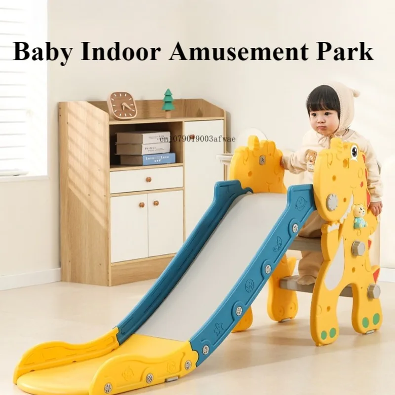 พับของเล่นเด็กสไลด์ไดโนเสาร์นักบินอวกาศในครัวเรือนของเล่นเด็กผสมกีฬากลางแจ้งการฝึกอบรมสไลด์ของเล่นสําหรับเด็ก