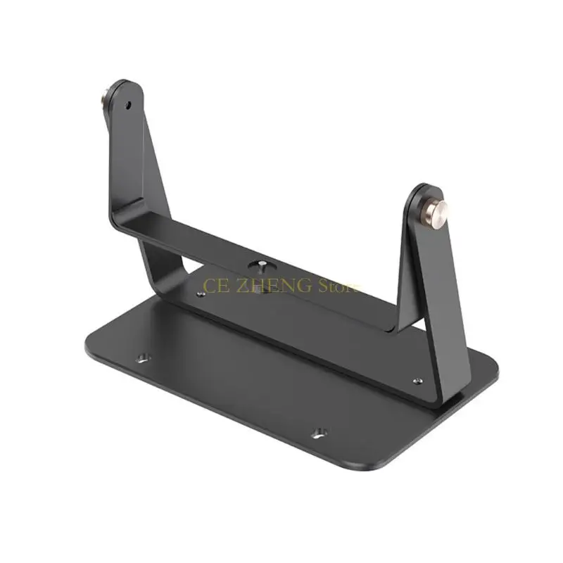 E56B Double Rod 360 스위블 프로젝터 마운트 금속 프로젝터 스탠드 홀더 벽 천장 설치 210 ° 기울기 조정