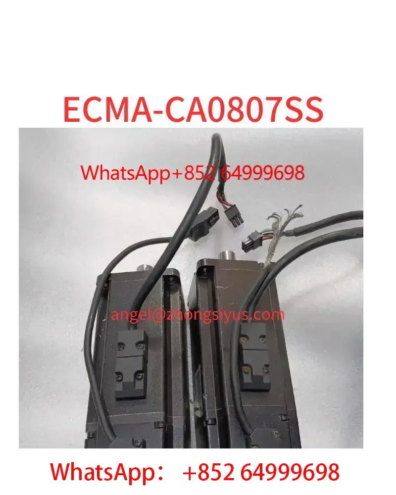 

Used 750W servo motor ECMA-CA0807SS