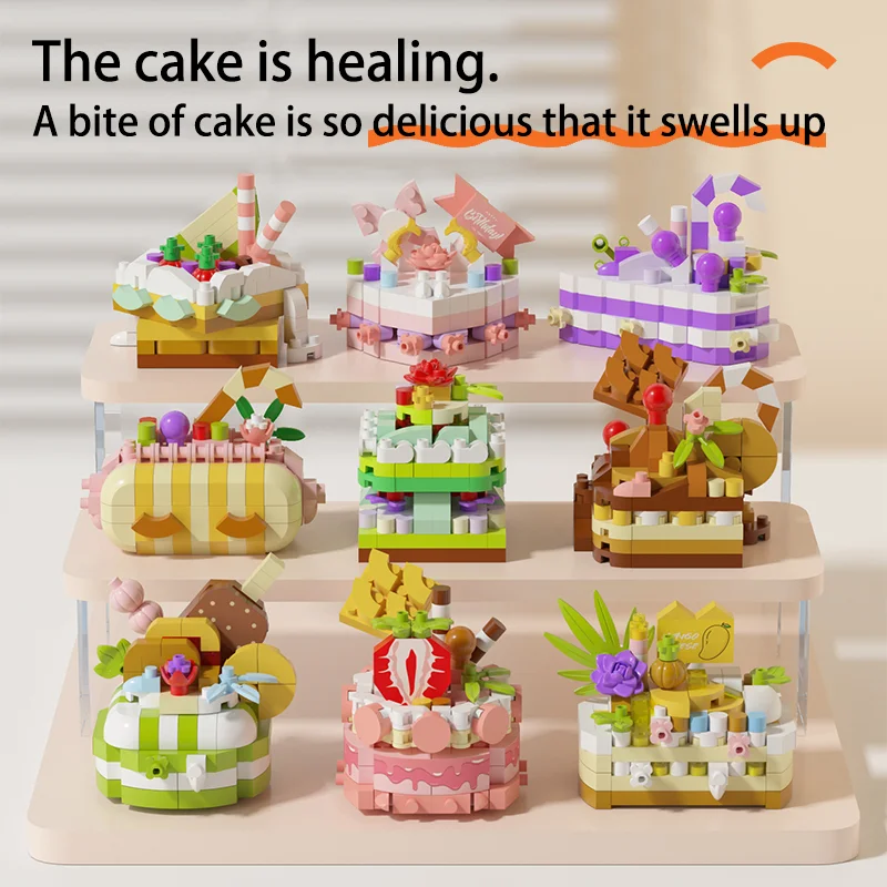 

Набор из 9 различных модулей для сборки десертных тортов - Мини-блоки для моделей тортов - Креативные подарки для самостоятельной сборки - Подходит для всех