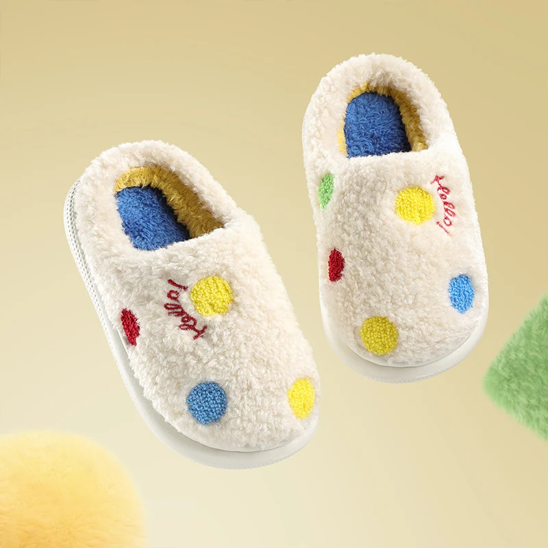 

Веселые зимние детские хлопковые тапочки Марио, домашние детские домашние тапочки с героями мультфильмов