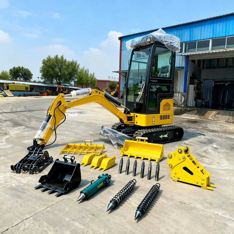 

Мини-экскаватор 0,8 тонны с двигателем YANMAR, стандарт EPA/Euro 5, для сельского хозяйства и строительства, дизельный мини-экскаватор.