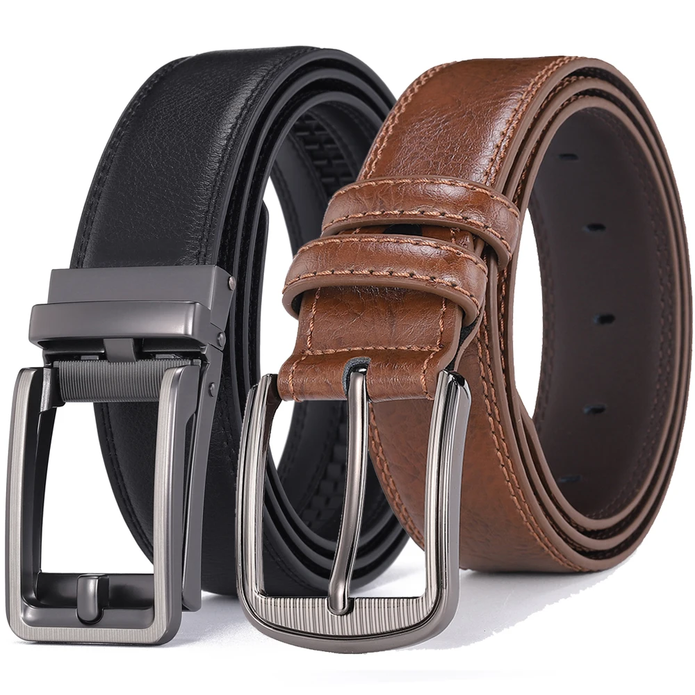 2PCS Men's Belts Ar… - image