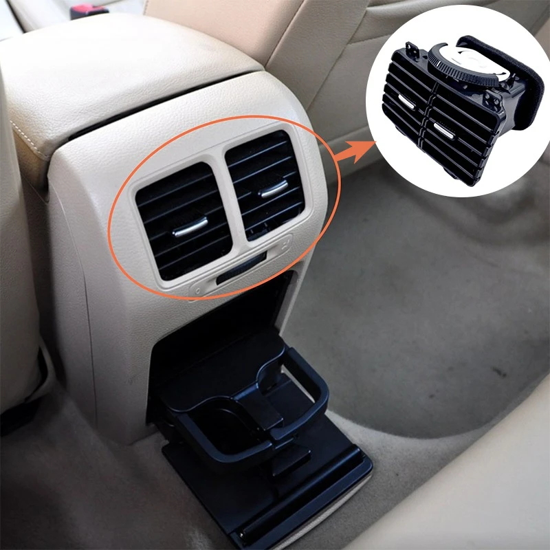 

1K0819203A Rear Air Outlet Vent Assembly Car Rear AC Air Vent Outlet Grilles Replacement Parts for VW JETTA GOLF MK5 MK6 RABBIT