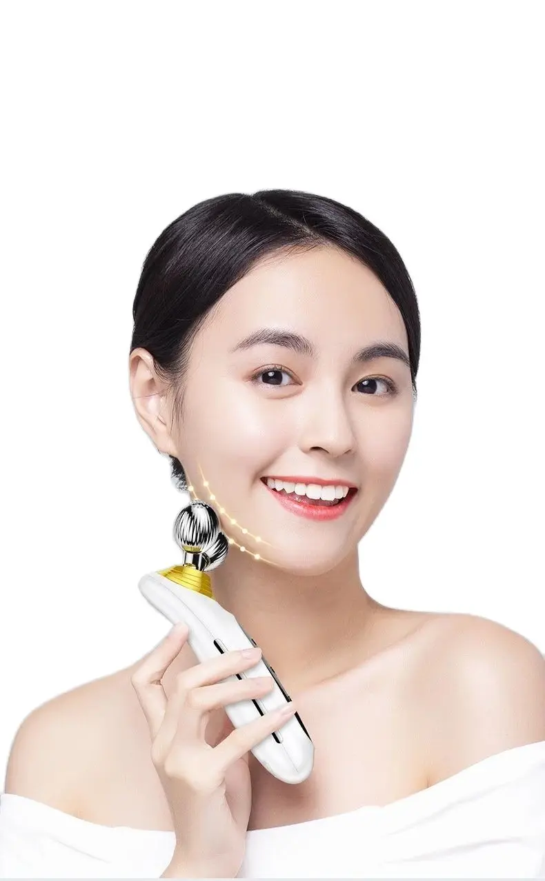 2025年新型ネックマイクロカレントVフェイスリフティング美容機器ローラーマッサージツール