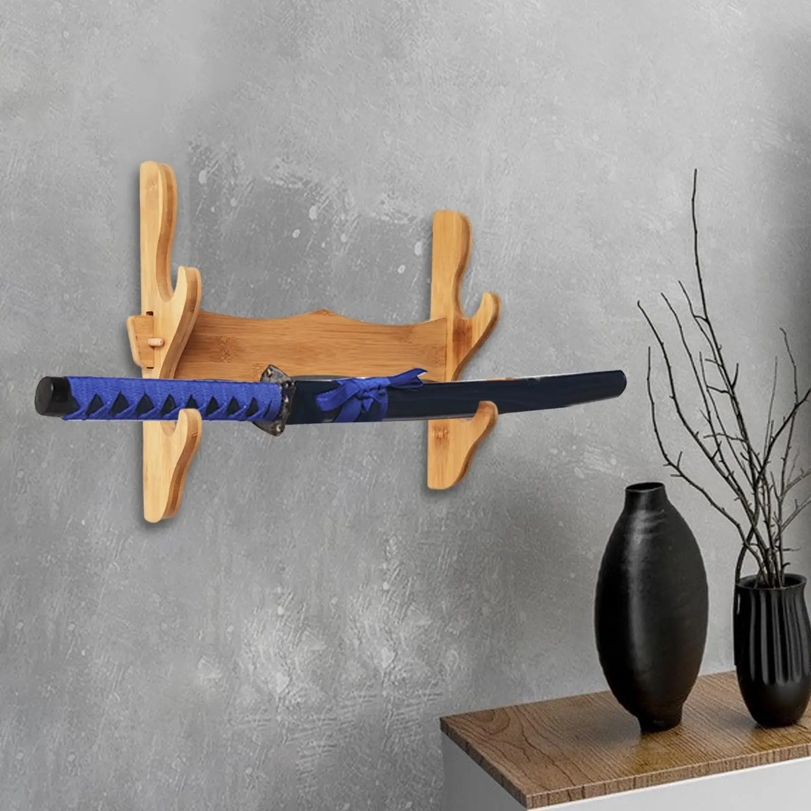 Durable Holder Flute Rack Horizontal Mount Hanger Stand Bamboo Support Bracket