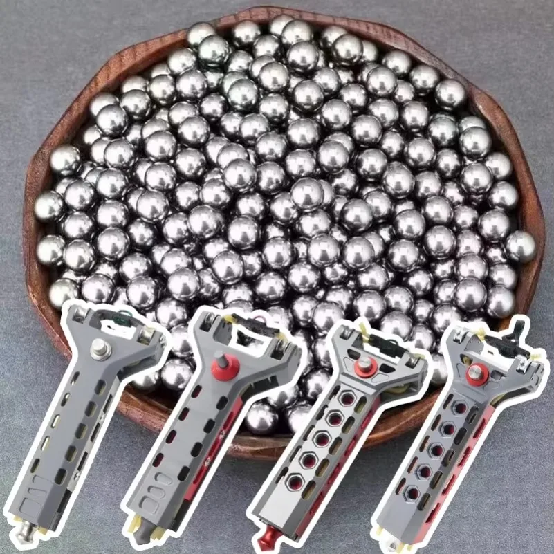 100/600pcs Slingshots Steel Balls for Slingshot 6/8mm Standard 8mm Outdoor Shooting Steel Balls Suitable for Various Repeating