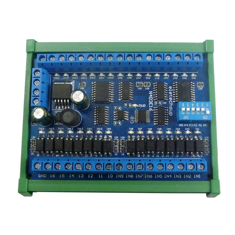 

RS485 Remote Control Modules PLC Expansion Board with 16Input and Output Channels,Remote Control Module for DC6.5-30V